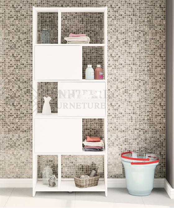 Kệ sách trang trí 57.1 - Gỗ MDF (DxRxC) 700 x 300 x 1600 mm Kệ sách trang trí 57.1 - Gỗ MDF (DxRxC) 700 x 300 x 1600 mm